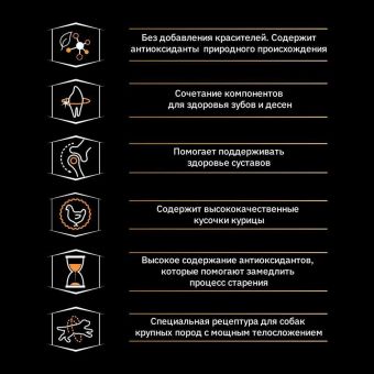 Сухой корм PRO PLAN® для взрослых собак крупных пород с мощным телосложением, с высоким содержанием курицы, Пакет