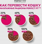 Паучи Perfect Fit для стерилизованных кошек с индейкой паштет