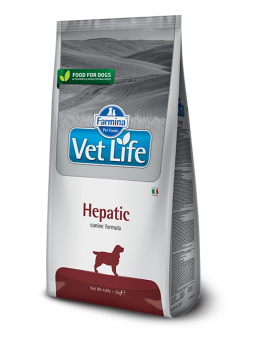 Корм Farmina Vet Life Hepatic для собак при хронической печеночной недостаточности