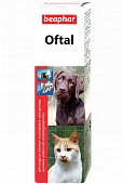Средство Beaphar Oftal для чистки глаз и удаления слезных пятен Средство Beaphar Oftal для чистки глаз и удаления слезных пятен