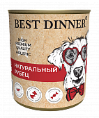 Консервы Best Dinner High Premium для собак. Натуральный Рубец 340г