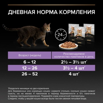 Влажный корм PRO PLAN® HEALTHY START® для котят, беременных и кормящих кошек, кусочки с лососем в соусе
