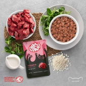 Паучи Enso Basic полнорационный корм для котят кусочки в соусе с говядиной