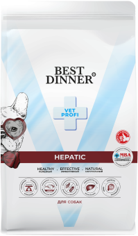 Корм Best Dinner Vet Profi Hepatic при заболеваниях печени для взрослых собак