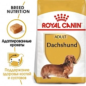 Royal Canin Dachshund Adult корм сухой для взрослых собак породы Такса от 10 месяцев Royal Canin Dachshund Adult корм сухой для взрослых собак породы Такса от 10 месяцев