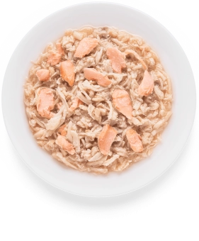 Консервы Grandorf Adult Cat Chicken With Salmon In Broth для кошек с куриной грудкой и лососем
