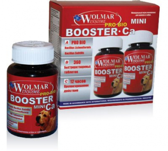 Полифункциональный мультикомплекс Wolmar Winsome Pro Bio Booster Ca Mini для собак маленьких пород с кальцием