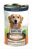 Консервы Happy Dog Natur Line для собак с ягнёнком и индейкой 410г