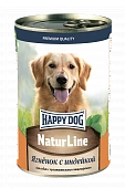 Консервы Happy Dog Natur Line для собак с ягнёнком и индейкой 410г