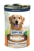 Консервы Happy Dog Natur Line для собак с ягнёнком и индейкой 410г