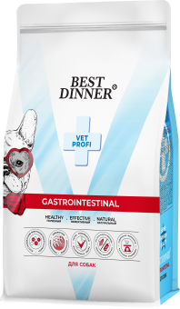 Корм Best Dinner Vet Profi Gastrointestinal при нарушениях пищеварения у взрослых собак всех пород
