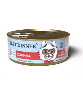 Консервы Best Dinner Vet Profi Exclusive Gastro Intestinal для собак с чувствительным пищеварением из конины 100г
