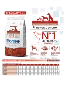 Корм Monge Dog Speciality Line Puppy&Junior для щенков и юниоров всех пород из ягненка...