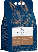 Корм Blue Native Holistic Lamb для взрослых собак средних и крупных пород с ягнёнком