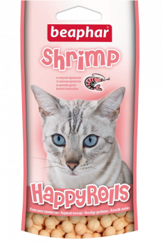 Лакомство Beaphar Happy Rolls Shrimp с креветками для кошек