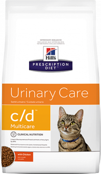Корм Hill's Prescription Diet C/D для кошек с курицей. Профилактика МКБ