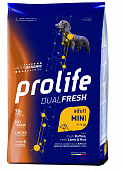 Сухой Корм Prolife Dual Fresh Adult Mini для собак мелких пород с ягнёнком, буйволом и рисом