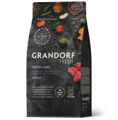 Сухой корм GRANDORF Fresh Large Cat Adult Lamb&Sweet Potato для крупных кошек, свежее...