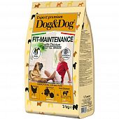 Сухой Корм Dog&Dog Expert Premium Fit-Maintenance для взрослых для контроля веса собак с курицей Сухой Корм Dog&Dog Expert Premium Fit-Maintenance для взрослых для контроля веса собак с курицей