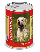 Банки Dog Lunch для собак с говядиной в желе Банки Dog Lunch для собак с говядиной в желе