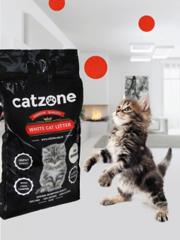 Комкующийся наполнитель Catzone Compact Natural для кошачьего туалета
