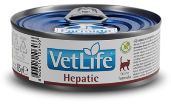 Консервы Farmina Vet Life Natural Diet Cat Hepatic для кошек паштет при заболеваниях печени