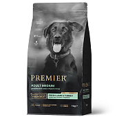 Сухой Корм Premier Dog Lamb&Turkey Adult Medium для собак средних пород со свежим мясом ягненка и индейкой