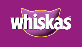 Скидки до 15% на корма для кошек марки Whiskas!