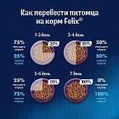 Сухой корм Felix® Мясное объедение® для взрослых кошек, с курицей, Мешок