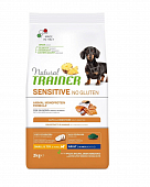 Сухой Корм Natural Trainer Sensitive Plus Adult Mini Salmon для взрослых собак мелких пород с лососем (Без глютена)