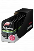 Ламистеры Alphapet Superpremium для кошек с чувствительным пищеварением с кроликом и черникой