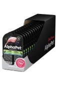 Ламистеры Alphapet Superpremium для кошек с чувствительным пищеварением с кроликом и...