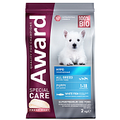 Сухой Корм Award Special Care Hypo Puppy с белой рыбой для щенков, беременных и кормящих...