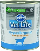 Консервы Farmina Vet Life Dog Hypoallergenic Fish&Potato рыба с картофелем для собак с аллергией Консервы Farmina Vet Life Dog Hypoallergenic Fish&Potato рыба с картофелем для собак с аллергией