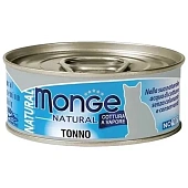 Консервированный корм Monge Cat Natural для кошек с атлантическим тунцом Консервированный корм Monge Cat Natural для кошек с атлантическим тунцом
