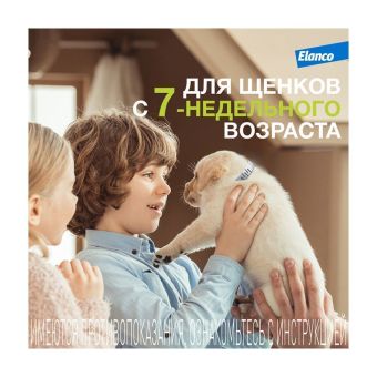 Водостойкий ошейник Форесто для собак от 8 кг от клещей, блох и вшей