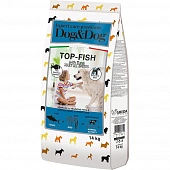 Сухой Корм Dog&Dog Expert Premium Top-Fish для взрослых собак с тунцом Сухой Корм Dog&Dog Expert Premium Top-Fish для взрослых собак с тунцом