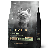 Сухой Корм Premier Dog Lamb&Turkey Adult Mini для собак мелких пород со свежим мясом ягненка...