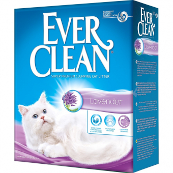 Комкующийся наполнитель Ever Clean Lavender с ароматом лаванды