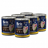 Банки Brit Premium by Nature для собак всех пород с бараниной и рубцом