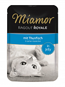Паучи Miamor Ragout Royal для кошек с тунцом в желе Паучи Miamor Ragout Royal для кошек с тунцом в желе