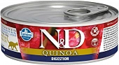 Консервы Farmina N&D Cat Quinoa Degestion для кошек с чувствительным пищеварением Консервы Farmina N&D Cat Quinoa Degestion для кошек с чувствительным пищеварением