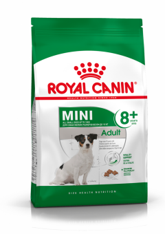 Корм Royal Canin Mini Adult 8+ для стареющих собак малых пород старше 8 лет
