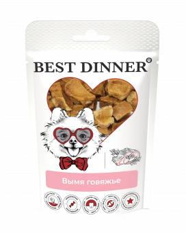 Лакомство Best Dinner Freeze Dry для собак вымя говяжье