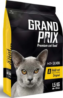 Корм Grand Prix Original для взрослых кошек с лососем