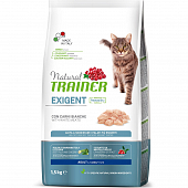 Сухой Корм Natural Trainer Exigent Cat Fresh White Meats для привередливых кошек со свежим белым мясом