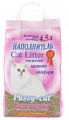 Комкующийся наполнитель Pussy-Cat для кошачьего туалета, розовый Комкующийся наполнитель Pussy-Cat для кошачьего туалета, розовый