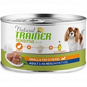 Консервы Natural Trainer Dog Small&Toy Maturity Rabbit and Rice для собак мелких пород с кроликом и рисом