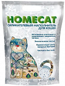 Наполнитель Homecat силикагелевый для кошачьих туалетов с ароматом морозной свежести
