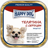 Паштет Happy Dog для собак мелких пород Телятина с сердцем Паштет Happy Dog для собак мелких пород Телятина с сердцем